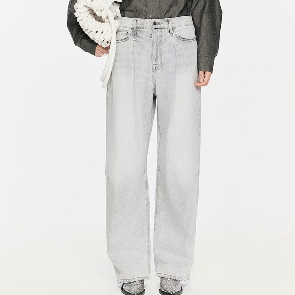 JNBY Washed Denim Cotton Jeans NEW WITH TAG US 8 SZ M